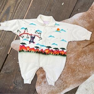 Susan Pillay Hand Painted Cotton Onesie